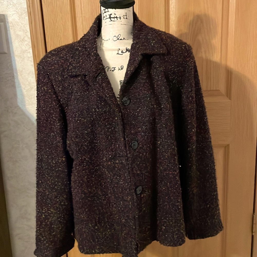 Sag Harbor blazer with 3 black buttons size 18